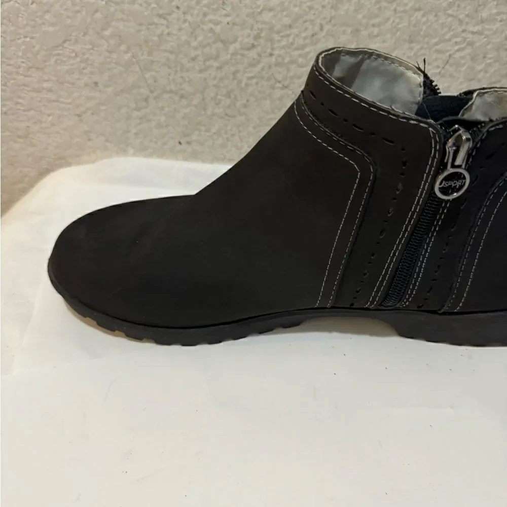 JSport by Jambu Jenna Black Anke Winter Boots Women 10M